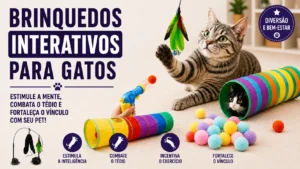 Melhores Brinquedos Interativos para Gatos: Guia + Top Produtos