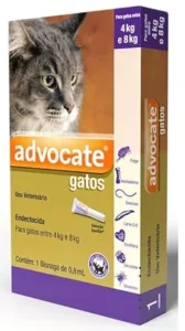 Antipulgas Advocate Bayer para Gatos de 4kg até 8kg