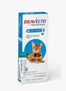 Bravecto Gatos Transdermal 250mg – Antipulgas – Gatos de 2,8 a 6,25kg