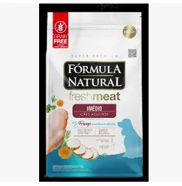 Adimax Ração Fórmula Natural Freshmeat Para Cães Adultos De Médio Porte Sabor Frango 12Kg