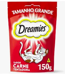 Dreamies Petisco Carne Tentadora Gatos Adultos 150G