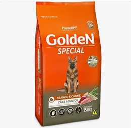 Premier Pet Golden Special – Ração para Cães Adultos, Sabor Frango e Carne, 15kg