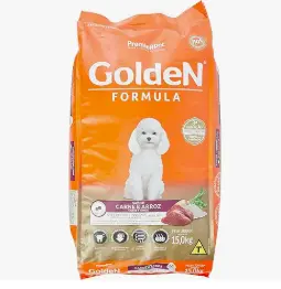 Ração Golden Fórmula Mini Bits para Cães Adultos Pequeno Porte Sabor Carne e Arroz, 15kg Premier Pet Para Todas Pequeno Adulto