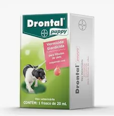 Vermífugo Bayer Drontal Puppy para Cães filhotes – 1 frasco de 20ml