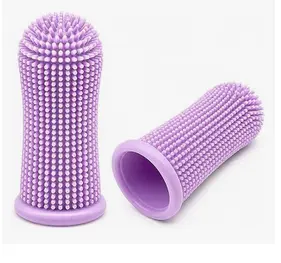 Escova Dental Pet 360° De Silicone – Kit 2 Unidades